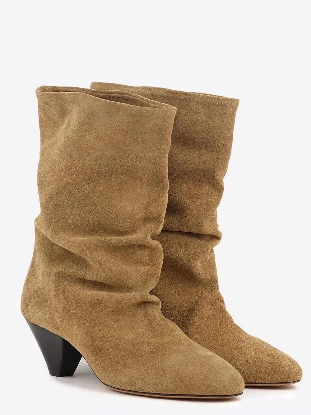 🆕 Isabel Marant Reachi Suede Boots - Taupe- 36/6